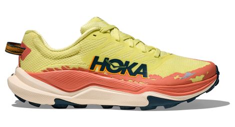 hoka torrent 4 gelb koralle damen trailrunning schuhe von HOKA