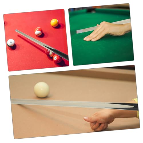 HOLIDYOYO 4 Stück Mini Pool Queue Kurz für Robuste Holzkonstruktion Tragbarer Abnehmbarer Billard Queue für Pooltisch Spielspaß Authentisches Billardtraining Zuhause von HOLIDYOYO