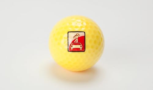 HOLZundEISEN Golfbälle 25 Stück im Netzbeutel – Signalgelb | High Compression Kern | Langlebig & sichtbar | Für Golfraining | Golfball von HOLZundEISEN