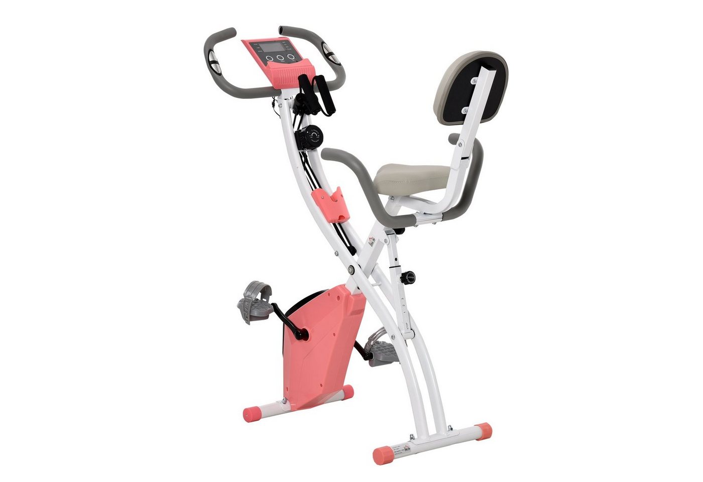 HOMCOM Heimtrainer Fahrradtrainer mit LCD Display von HOMCOM