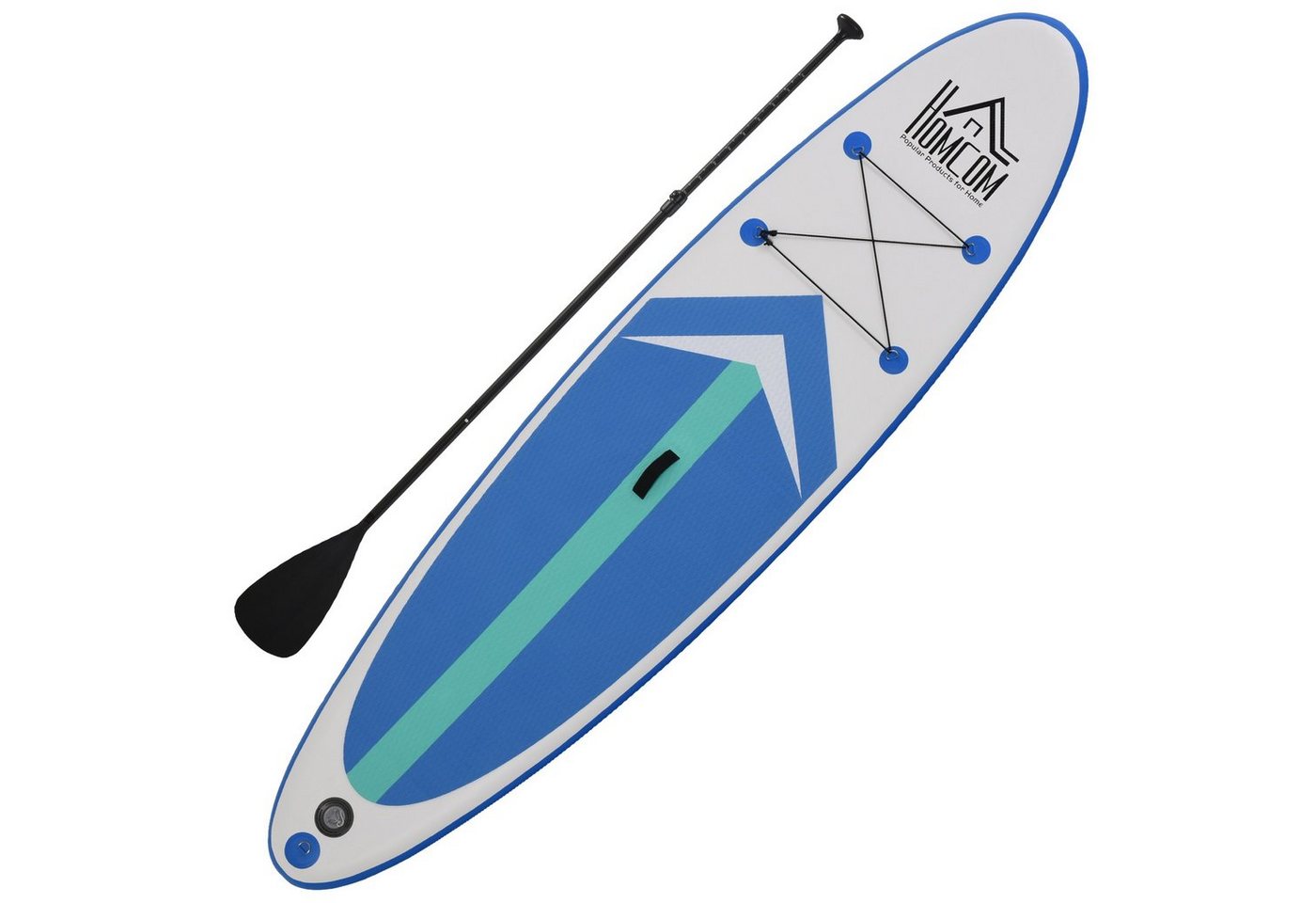 HOMCOM SUP-Board Surfboard, Longboard, (Set, 6 tlg., 1 x Paddle Board), mit Paddel von HOMCOM