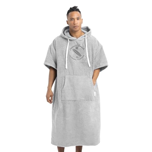 HOMELEVEL Badeponcho Unisex - Surf Poncho aus 100% Baumwolle - Handtuch für Erwachsene - Bademantel für Damen und Herren - Badetuch mit Kapuze von HOMELEVEL
