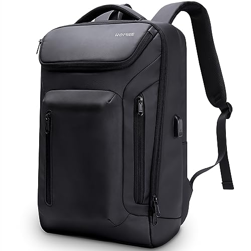 HOMIEE Rucksack Herren, 15,6 16 Zoll Laptop Rucksäck Wasserdicht, Handgepäck Flugzeug Reiserucksack business Rucksack Travel Backpack Laptoptasche für Schule Arbeit Uni von HOMIEE