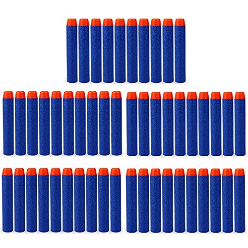 COCOSO Schaumstoffbälle 7,2 cm für Nerf N-Strike Elite Series Blasters Spielzeugpistole, Blau von HONGCI