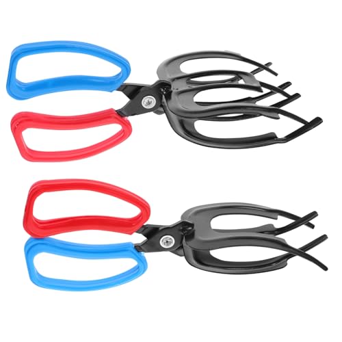 HOODANCOS 2 STÜCK Teiliges Fischgreifer Biozähnen Robustes Ergonomisches Angelzubehör zum Sicheren Entfernen von Haken und Fischen Leicht Tragbar als Geschenk für Angler von HOODANCOS