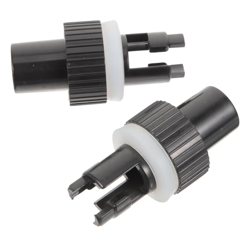 HOODANCOS 2 Stück Teiliges Ventiladapter für Kajak und Schlauchboot PVC Aufblasventil Anschlussstück Langlebig Leicht und Auslaufsicher Geeignet für Aufblasbare Boote und Gummibojen von HOODANCOS