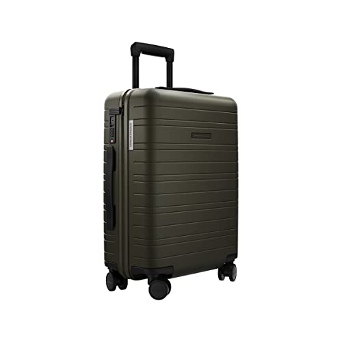 HORIZN STUDIOS H5 Essential Handgepäck-Koffer (Hartschale) 55cm | Kabinen-Koffer für 3-5 Tage mit TSA Schloss | (Oliv) von HORIZN STUDIOS