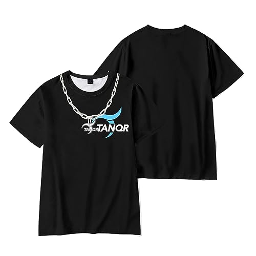 HORNE Tanqr Merch T Shirt 3D Harajuku Rundhalsausschnitt T-Shirt Sommer Top Männer Frauen Kurzarm Casual Casual Street Tshirt (XXS-4XL)-Style 1||XXS von HORNE