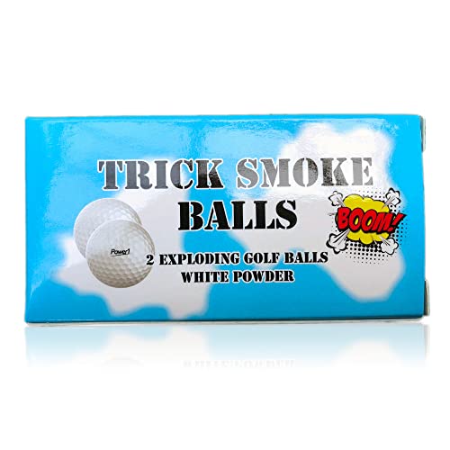 HORRIBLE BALLS Trick Smoke Exploding Witz Golfbälle – perfektes lustiges Geschenk für Golfer von HORRIBLE BALLS