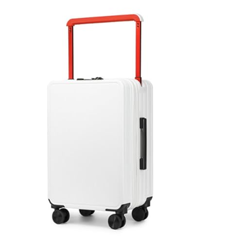 HOSIOBHAN In der Mitte montierter, breiter Trolley-Koffer, Koffer mit USB-Ladeanschluss und Hakendesign für Geschäftsreisen und Reisen von HOSIOBHAN