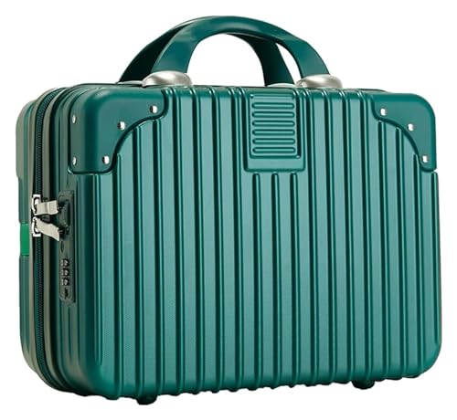 HOSIOBHAN Koffer 14-Zoll-Koffer Hartschalen-Handgepäck Wiederaufladbarer Funktionsdesign-Koffer Damenpasswort Boarding-Gepäck Reiseausrüstung von HOSIOBHAN