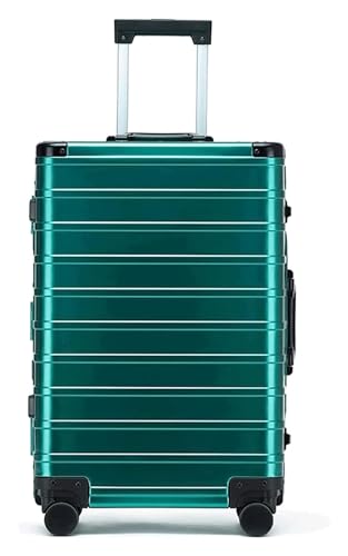 HOSIOBHAN Koffer Koffer mit Rollen, leichtes, luxuriöses Hartkanten-Gepäck, Handgepäck aus Aluminium-Magnesium-Legierung, großes Fassungsvermögen, Reiseausrüstung von HOSIOBHAN
