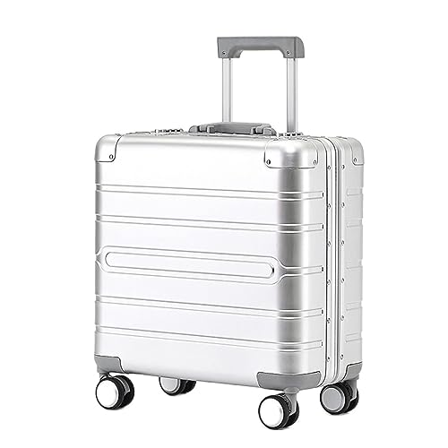 HOSIOBHAN Kofferkapazität Aluminium-Magnesium-Legierung Koffer Boarding Tragbares Passwort Gepäck Unisex Roller Silent von HOSIOBHAN