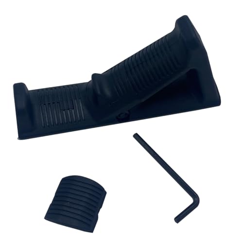 HOUSON Airsoft FrontGriff, Nylon Ergonomischer Griff Taktischer Griff Vertikaler Griff für 20mm Picatinny Schiene Montage （A-FG） Schwarz von HOUSON