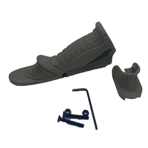 HOUSON Airsoft FrontGriff, Nylon Ergonomischer Taktischer Vertikaler Griff für 20mm Picatinny Schiene Montage (P-TK) Sandfarbe von HOUSON