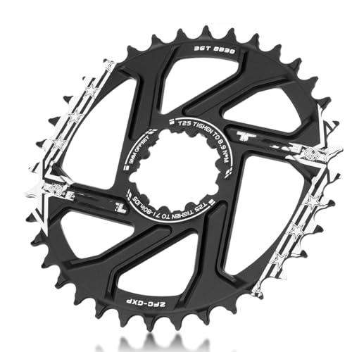 HOUSON Fahrrad-Kettenblatt, Direktmontage-Kettenblatt mit Alternating Tooth Design Fahrradkettenrad 32T 34T 36T 38T 40T schmales breites Fahrrad-Kettenblatt für GXP XX1 X9 XO X01(40T) von HOUSON