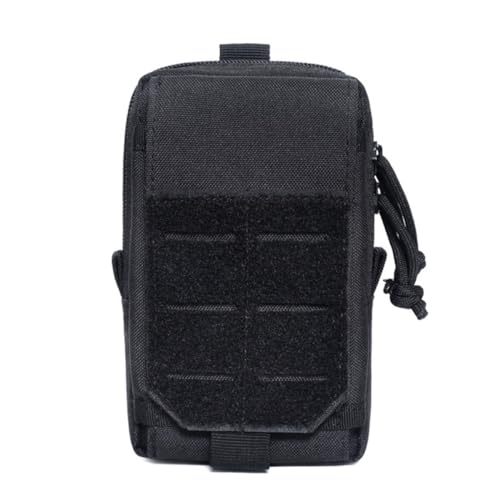 HOUSON Handytasche, Taktische Hüfttasche Molle Gürteltasche Handytasche Beutel Geldbörse Für Outdoor, Wandern, Camping, Jagd, Reisen Schwarz von HOUSON