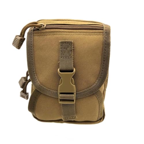 HOUSON Taktische Hüfttasche, Molle Gürteltasche Handytasche Beutel Für Outdoor, Wandern, Camping, Jagd, Reisen Khaki von HOUSON