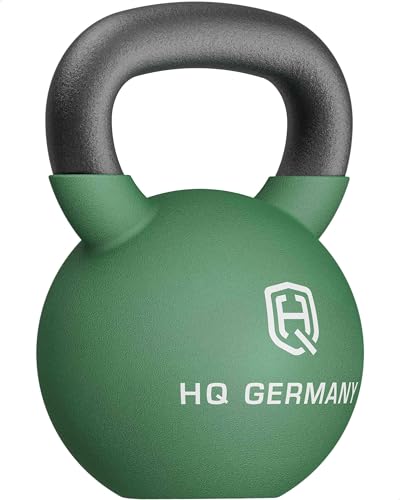HQ Germany® Neopren Kettlebell | Vollguss | 2-32kg | Starter-Sets | ±2,0% Gewichtstoleranz, Gewicht:26KG von HQ Germany