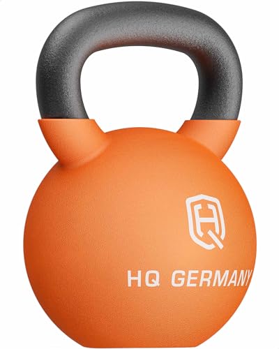 HQ Germany® Neopren Kettlebell | Vollguss | 2-32kg | Starter-Sets | ±2,0% Gewichtstoleranz, Gewicht:30KG von HQ Germany
