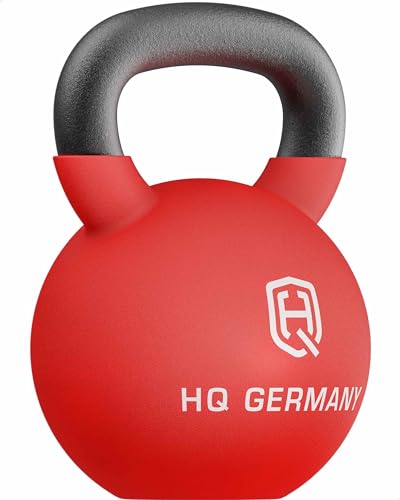 HQ Germany® Neopren Kettlebell | Vollguss | 2-32kg | Starter-Sets | ±2,0% Gewichtstoleranz, Gewicht:32KG von HQ Germany