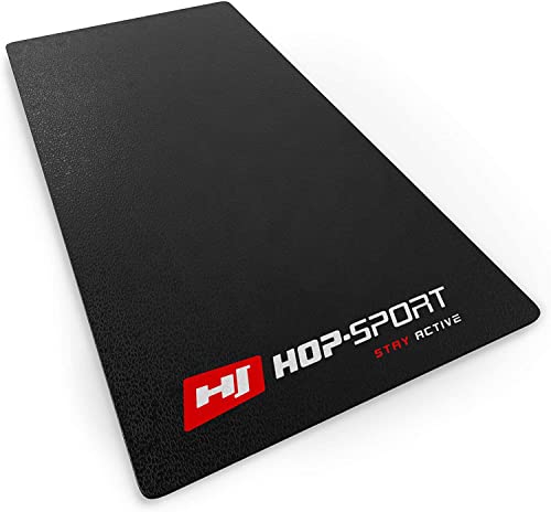Hop-Sport Bodenschutzmatte aus PVC 0,6mm Dicke Unterleg und Schutzmatte für Fitness & Sportgeräte in DREI Größen zur Auswahl 160x70cm von HS HOP-SPORT