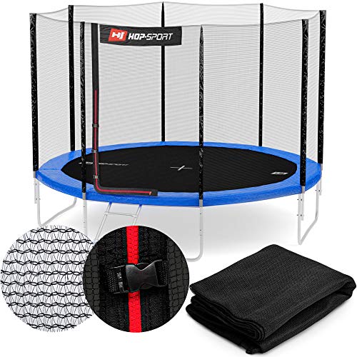 Hop-Sport Sicherheitsnetz für das Gartentrampolin 244-490 cm innenliegend außenliegend Ersatznetz Outdoor Trampolin 366 cm außen von HS HOP-SPORT