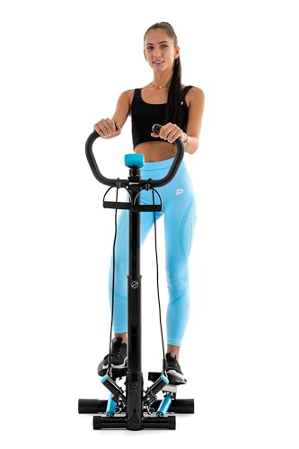 Hop-Sport Stepper HS-055S Noble, Swing Stepper mit LCD-Bildschirm, Stepper für Zuhause mit Lenker - platzsparend und stabil von HS HOP-SPORT