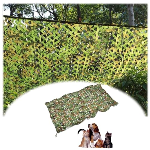 HSPLXYT Tarnnetz/Garten Sichtschutz/Camouflage Netz, 2 x 3 m, 3 x 4 m, 4 x 6 m, Sonnensegel for Partyschießen, Fotografie, Autoabdeckung, Sonnenblende (Size : 7x20m/23x65.6ft) von HSPLXYT