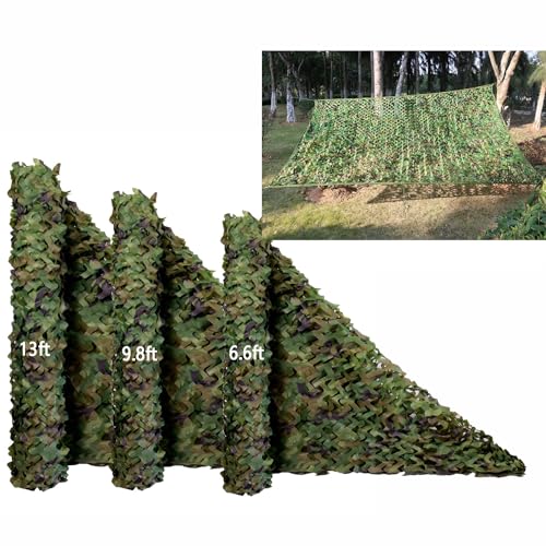 HSPLXYT Tarnnetz/Sonnensegel/Garten Sichtschutz/Camouflage Netz for Jagd, Schatten, Camping, Outdoor, Partydekorationen mit Militärthema (Size : 2x3m/6.6x9.8ft) von HSPLXYT