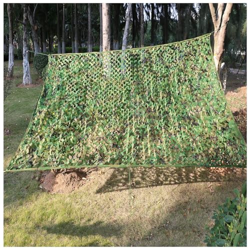 HSPLXYT Tarnnetz 2x3m/ Schattiernetz/Sonnensegel/sichtschutz 150D Camouflage Net Sonnenschutznetze Autoplanen Partydekoration Camping（Verschiedene Größen）. (Size : 10x10m/32.8x32.8ft) von HSPLXYT