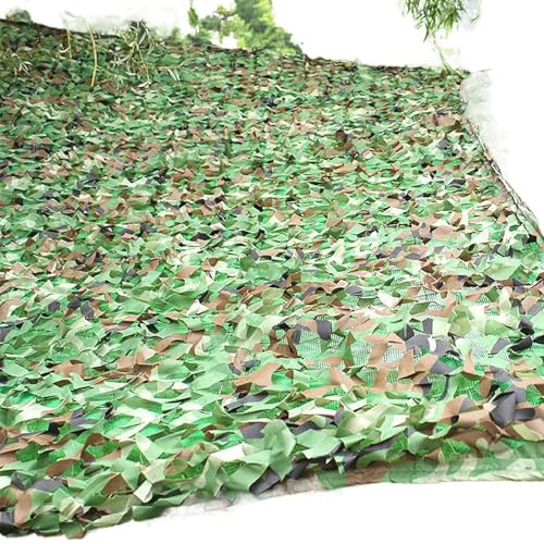 HSPLXYT Tarnnetz/sonnensegel/Garten sichtschutz/Camouflage Netz - Ideal for Tarnung, Jagd, Gartendekoration,Beschattung,Fotografie, Terrassenüberdachungen(Size:10x10m/32.8x32.8ft) von HSPLXYT
