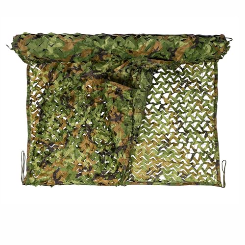 HSPLXYT Tarnnetz Camouflage Netz sonnensegel 2x3m Armee Tarnung Net tarnanzug for Deko Waldlandschaft Jagd Sichtschutz Outdoor Camping Garten Verschiedene Größen (Size : 4x6m/13.1x19.7ft) von HSPLXYT