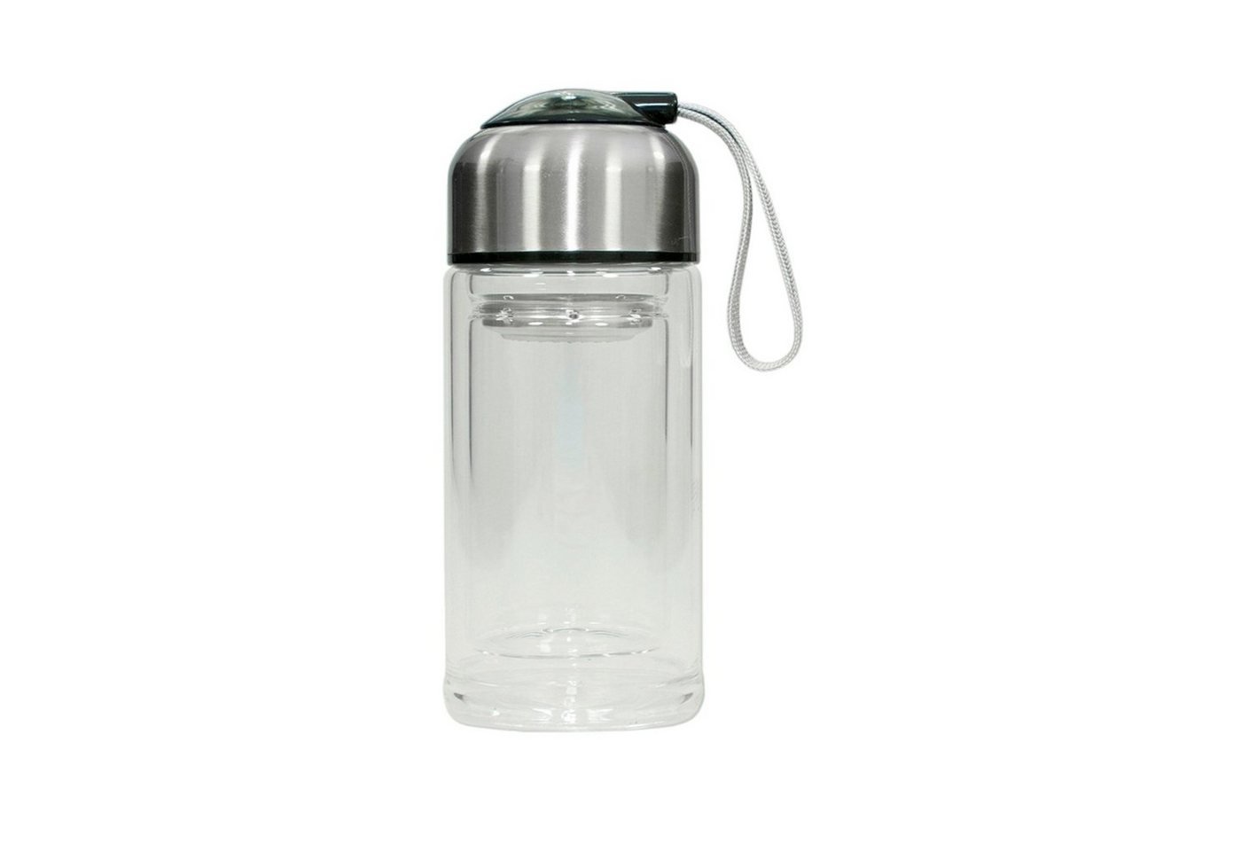 HTI-Line Trinkflasche Trinkflasche Glas, Glasflasche Teeflasche Flasche ToGo von HTI-Line