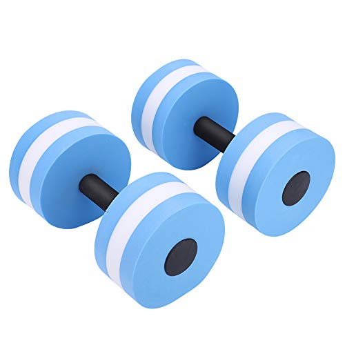 HUAOSN Wasserschwimmer-Hantel-Set Für Bodybuilding-Training, Paar Schwimmende Fitness-Hanteln(10.4in*5.9in-Blau) von HUAOSN