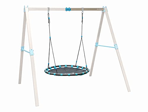 HUDORA Vario Schaukel Ergänzungsmodul Nest - Outdoor-Nestschaukel mit höhenverstellbaren Schaukelseilen für bis zu 120kg - Spielgerät mit optionaler Erweiterung für Kinder & Erwachsene von HUDORA