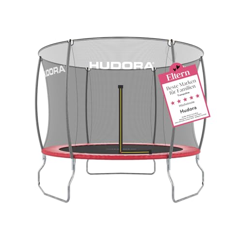 HUDORA Trampolin Fantastic in versch. Größen - Gartentrampolin mit Sicherheitsnetz - Sporttrampolin für bis zu 100kg - Familien-Trampolin mit extra breiter Randabdeckung für Kinder & Erwachsene von HUDORA