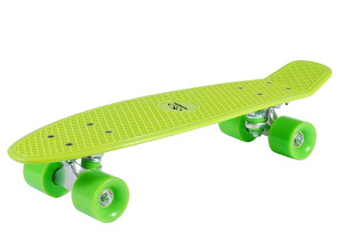 HUDORA Skateboard Retro - Mini Skateboard - Für Kinder, Jugendliche und Erwachsene - Mehrfarbig von HUDORA
