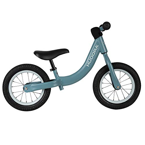 HUDORA Laufrad Comfort, blau | Kinder-Laufrad mit 12 Zoll Luftbereifung | Lauflernrad ab 3 Jahre inkl. höhenverstellbarem Sattel | Kinderlaufrad von HUDORA