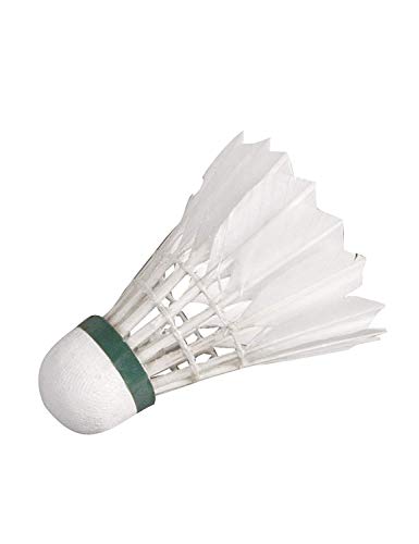 HUDORA Natur-Federbälle, 6 Stück - Federball-Set Badminton-Bälle - 76053/01 von HUDORA