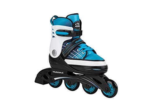 Hudora Unisex – Erwachsene Kinder Inline Skates Basic, blue, Gr. 30-33, One Size von HUDORA