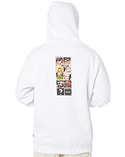 HUF Arcade P/O Hoodie - White - M von HUF