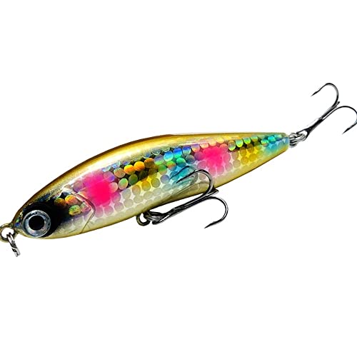 Sinking Pencil Lure Stickbaits Angelköder 14g Ima Honey Trap Pencil Sinking Fishing 2021 Artificial Hard Bait (Color : 04) von HUFFA