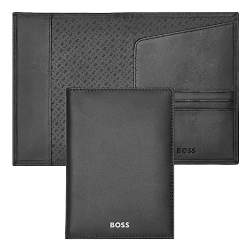 Hugo Boss Classic Smooth Passport Case Black von HUGO BOSS