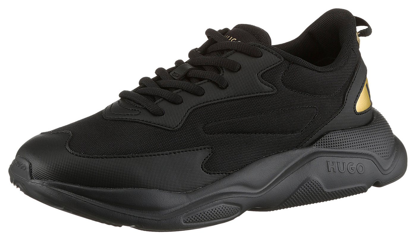 HUGO Leon_Runn Sneaker Schnürschuh, Halbschuh, Freizeitsneaker, Logoschriftzug an der Ferse von HUGO