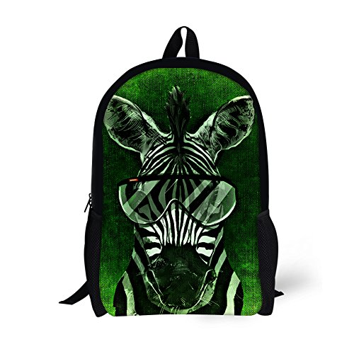 Hugsidea modischer leichter Rucksack für Jungen mit Zebra-Muster von HUGS IDEA