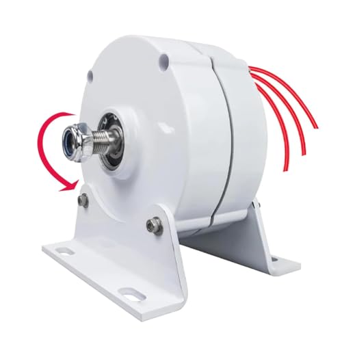 HUIZHITENGDA 220v,12000W Getriebefreier Permanentmagnetgenerator – MPPT-Controller, 2,5 m/s Start-up – Verstellbare Rotorblätter für Häuser, Bauernhöfe und Boote von HUIZHITENGDA