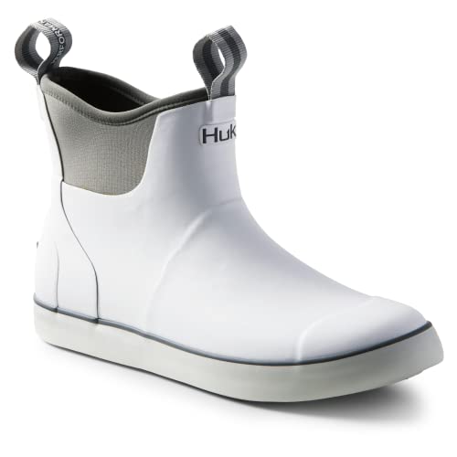 HUK Herren Rogue Wave Schuh | Hochleistungs-Angel-und Deckstiefel Regenstiefel, Weiß-Neu, 13 von HUK