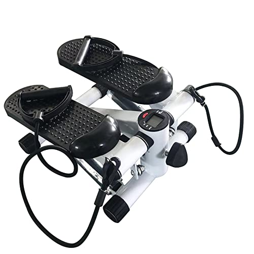 2 en 1 Con Tecnología de Conmutación Patentada-Mini Step Lateral y de Subida y Bajada Con Ordenador de Entrenamiento, Unisex, Stepper, Ministepper (Schwarz) von HUOLE