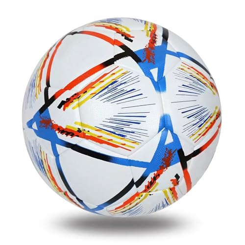 HUPIRCT-Fußbälle, das am besten geeignete Geschenk für Fußballliebhaber, Ligaball-Qualitätsstandard, Nahtlose Wärmeübertragungstechnologie, offizieller Standard-Ball Nr. 4 von HUPIRCT